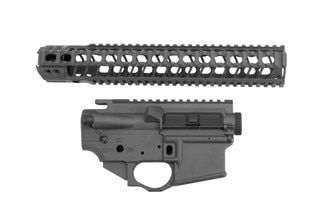 Forged 7075-T6 AR-15 upper and lower receivers with Punisher logo